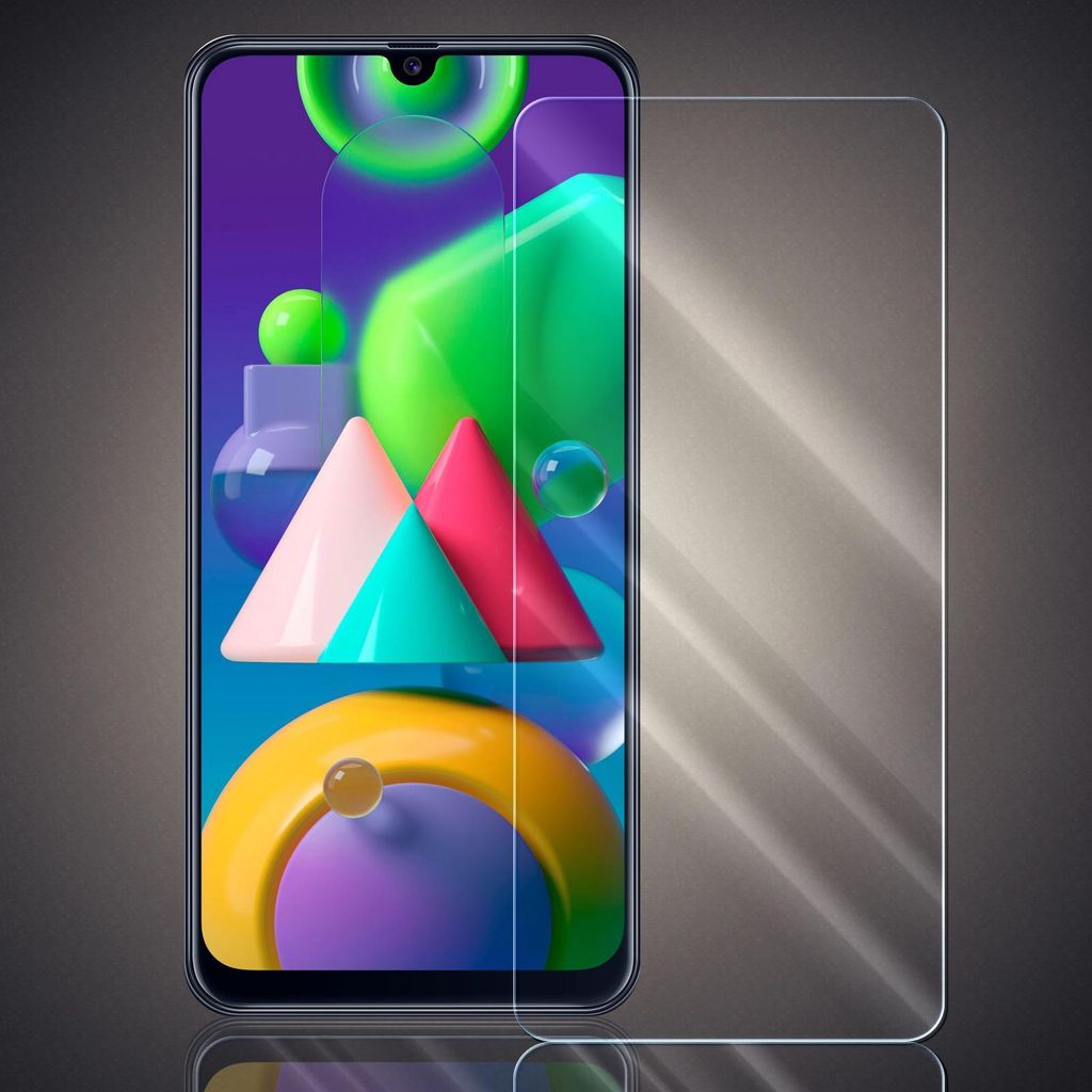 Panzer Folie für Samsung Galaxy M21 Echt Glas Produktbild 