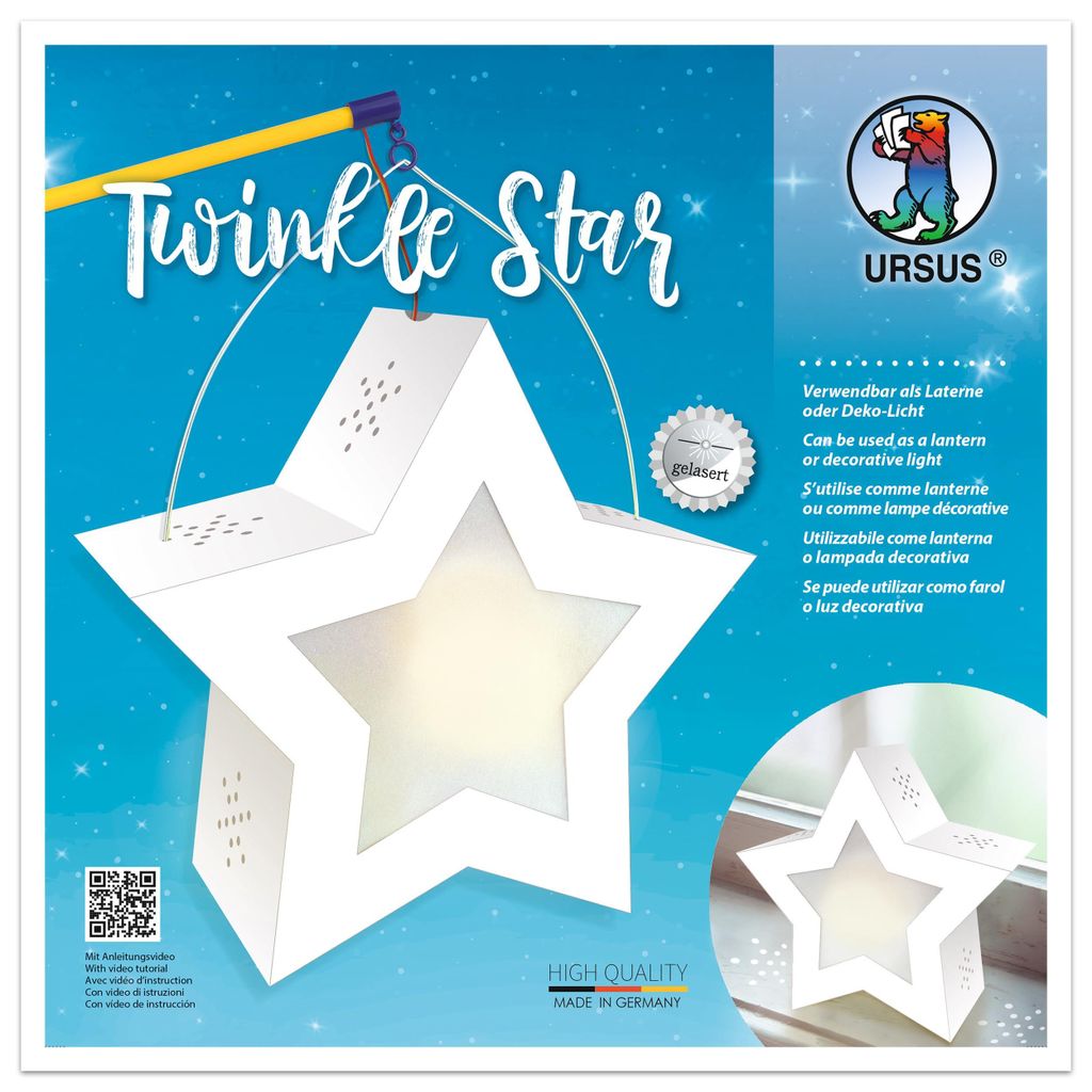 Kit de bricolage lanterne Twinkle Star 300g/qm Image du produit 