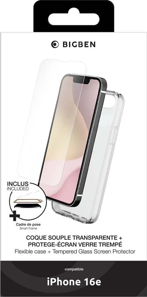 Bigben – Protezione In Vetro Temperato Per IPhone 7 – 9H, Anti-impronte, Alta Definizione