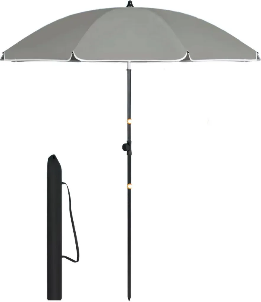 Parasol inclinable 155 cm - Stop aux coups de soleil sur balcon et terrasse
