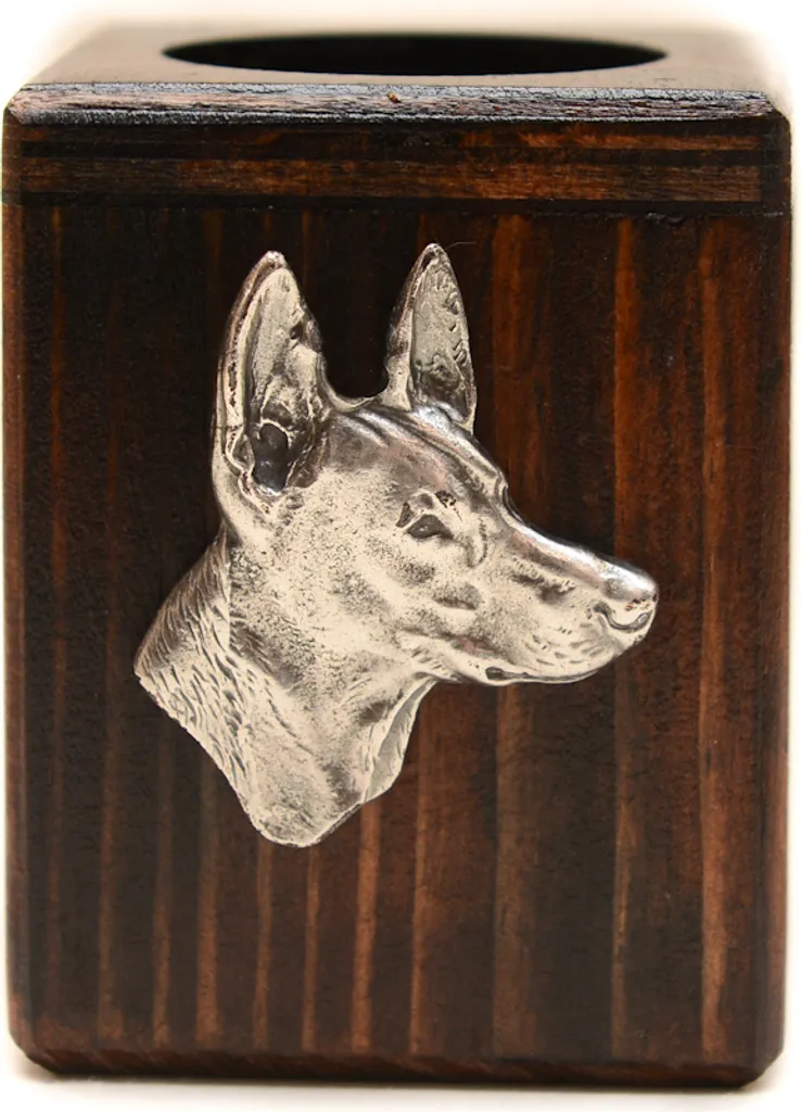 Cacciatore Faraonico Portacandele in Legno Art-Dog - Ricordo Unico