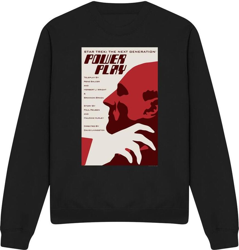 Star Trek - "The Next Generation Season 5 Episode 15" Sweatshirt für Herren/Damen Uni TV11900 (L) (Schwarz)