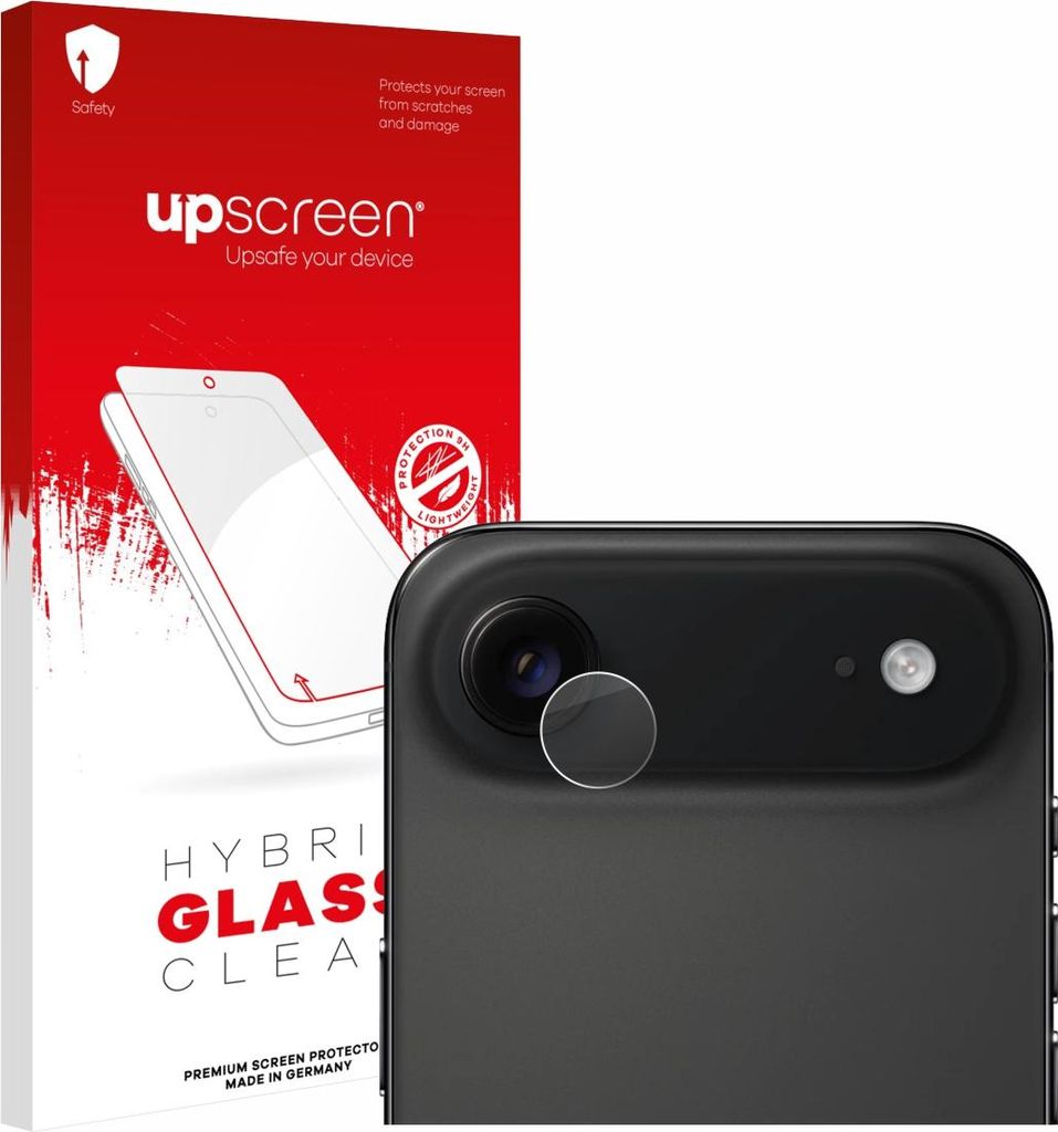 upscreen Schutzglas für Apple iPhone Air (NUR Kameraschutz) Schutzfolie Panzer Folie Glas Display Schutz klar