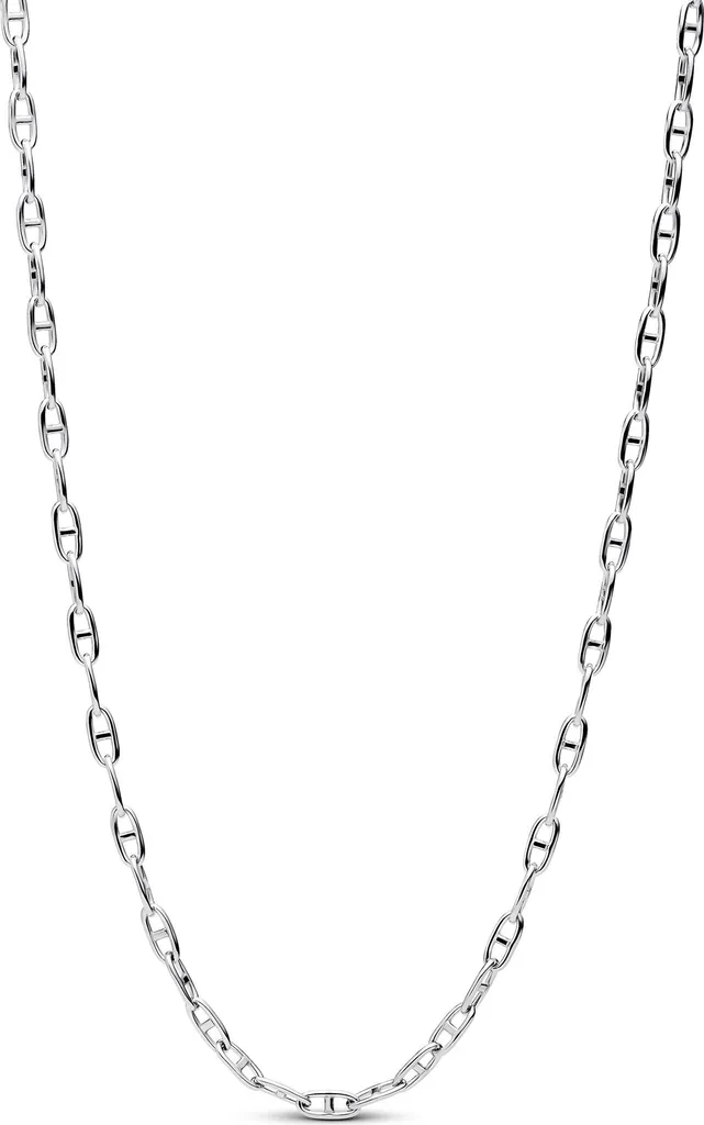 Collier Pandora Argent 925 Anti-Ternissement Chaîne Ancre Femme 55cm
