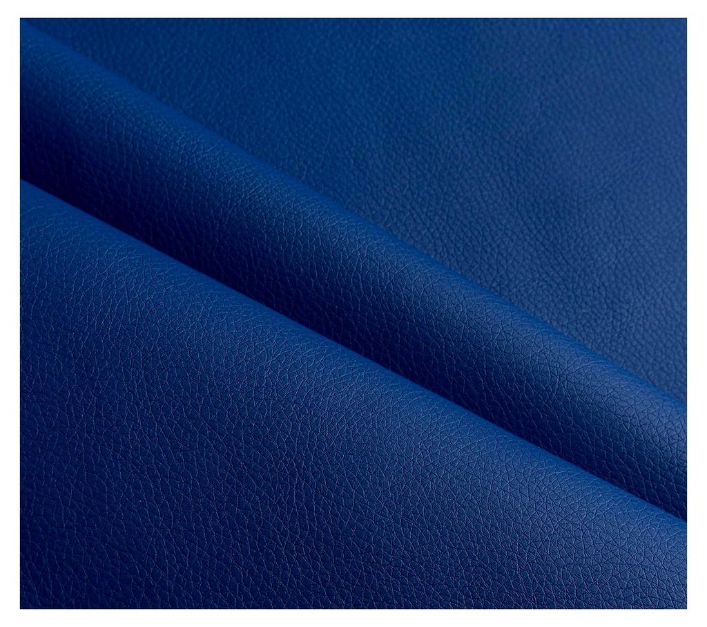 Kunstleder in Königsblau für Dekor und Beschichtung 140 x 50 cm - Hergestellt in Italien - Kunstleder für Sofas, Stühle, Kleidung, Accessoires ...