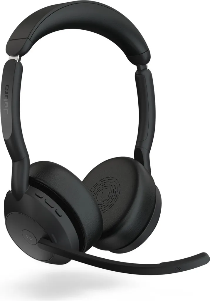 Jabra Evolve2 55 Wireless Cuffie Office Bluetooth con Base Ricarica Nero - 5