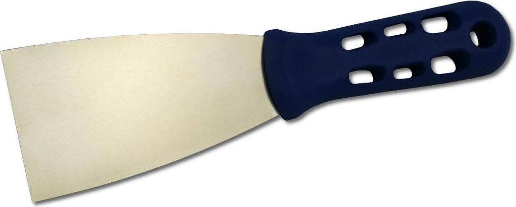 DEWEPRO Malerspachtel 60mm - Edelstahlblatt mit Kunststoffgriff