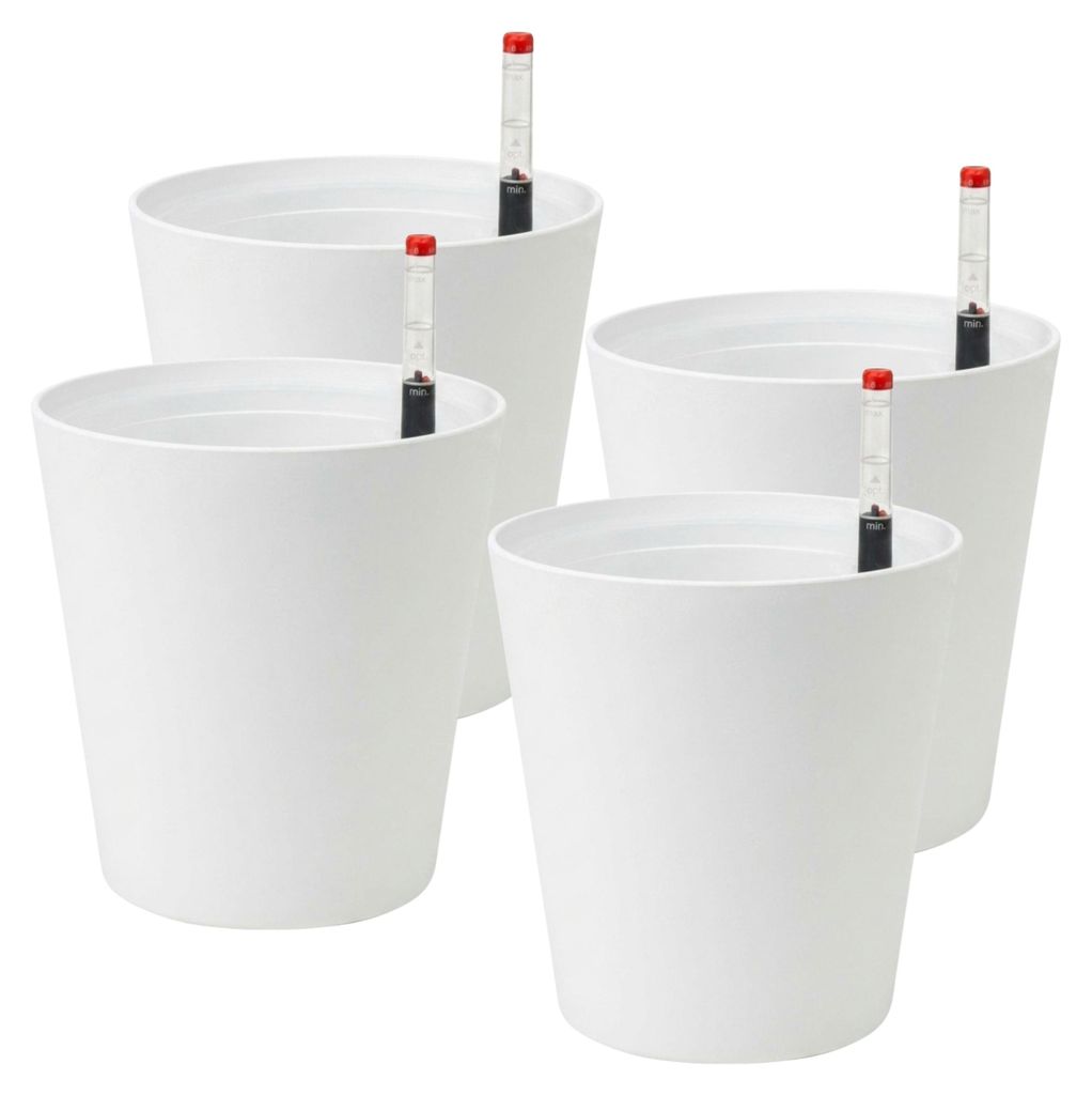 Leni FLORI orchid Orchideentöpfe 4er Komplett-Set Ø 13 cm H Produktbild 