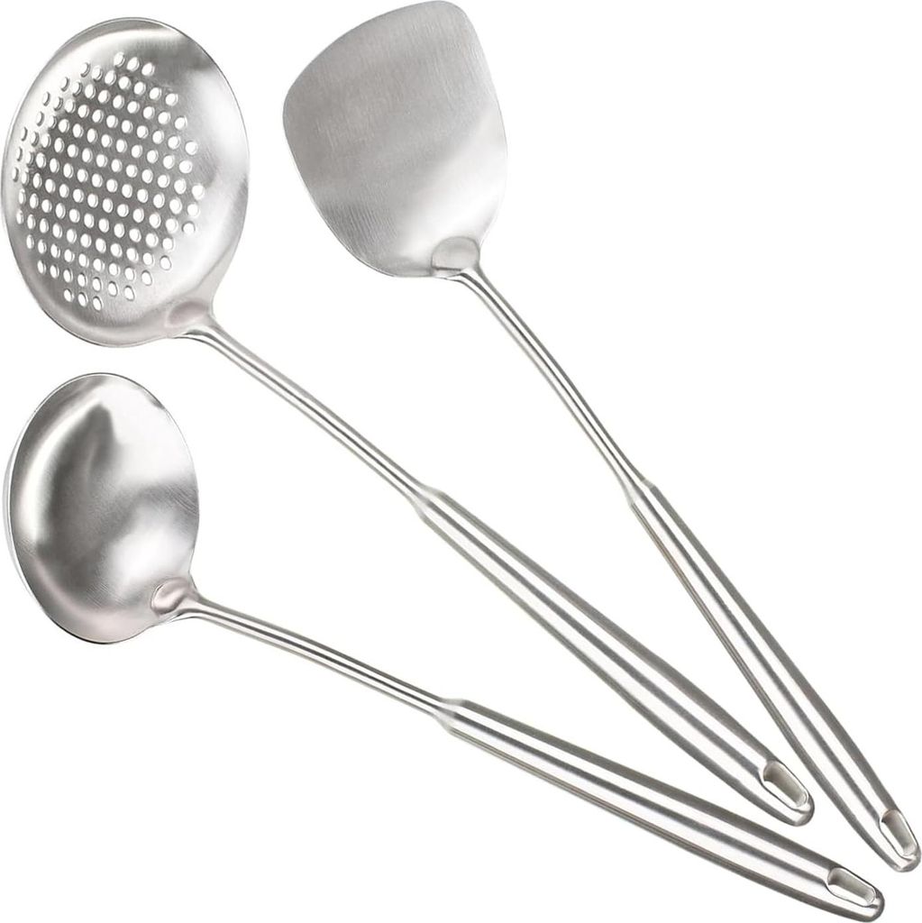 Wok Spatel 3 Set, 17"/43,5 cm Zu den hitzebeständigen Wok Produktbild 