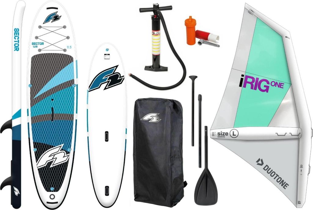 F2 Sector Windsurf 10.5 iSUP Board Stand Up Paddle Produktbild 