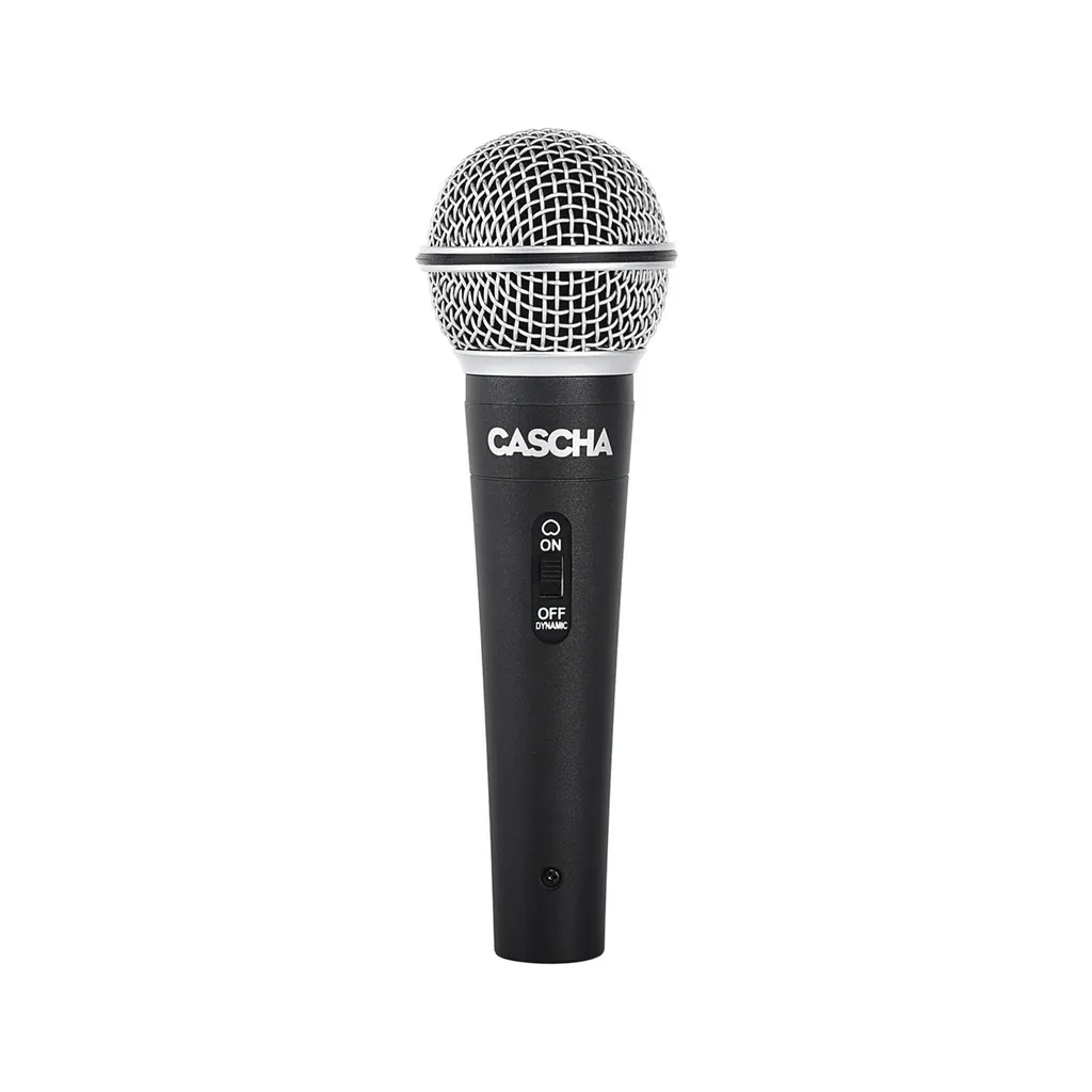 Cascha HH5080 Microphone dynamique vocal filaire pour chant et scène