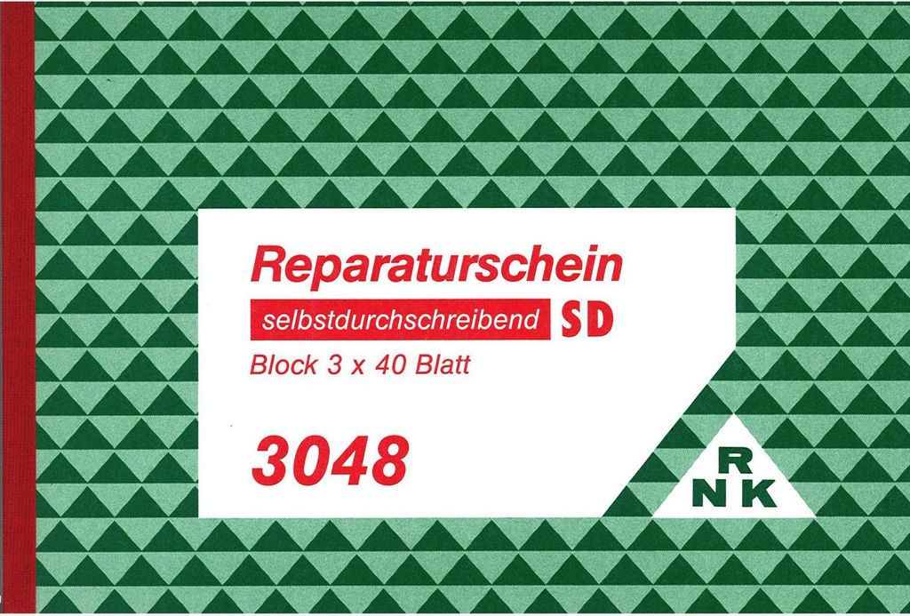 RNK Reparaturblock A6 3x40Bl SD