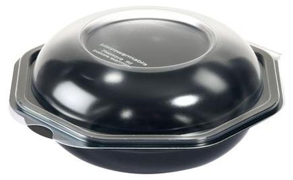405x DUNI Octabowl 160 x 160 x 72 mm Schwarz ungeteilt
