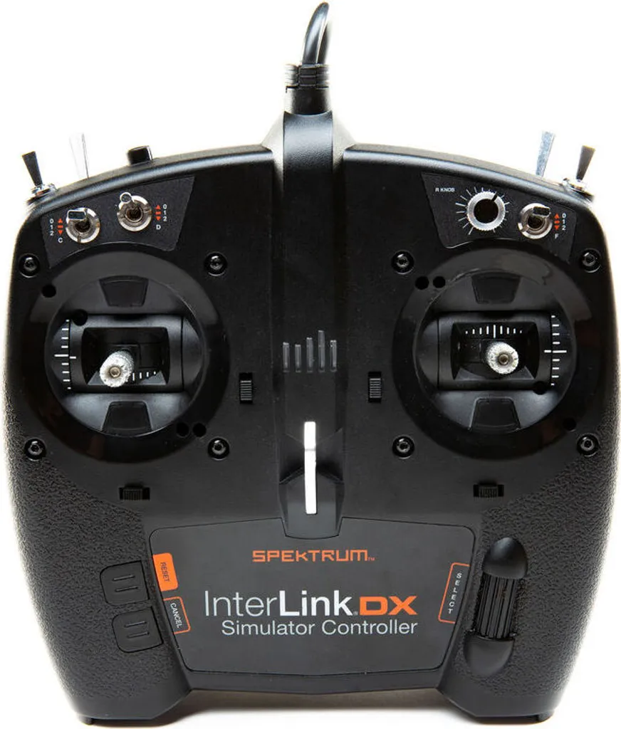 Simulateur de vol Spektrum InterLink DX avec télécommande USB PC