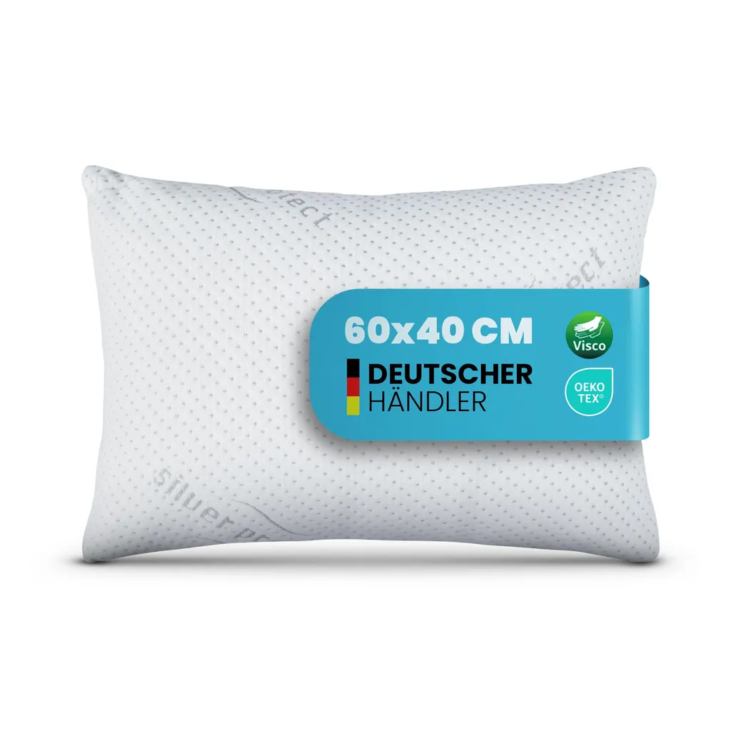 Oreiller cervical Silver Protect 40x60 cm en mousse viscoélastique pro