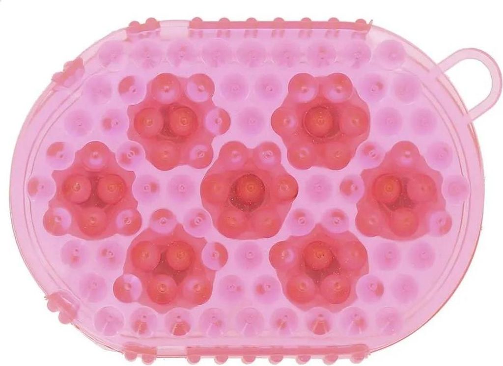 Hippo-tonic Massage-currykamm-handschuh Rosa Rosa One Size