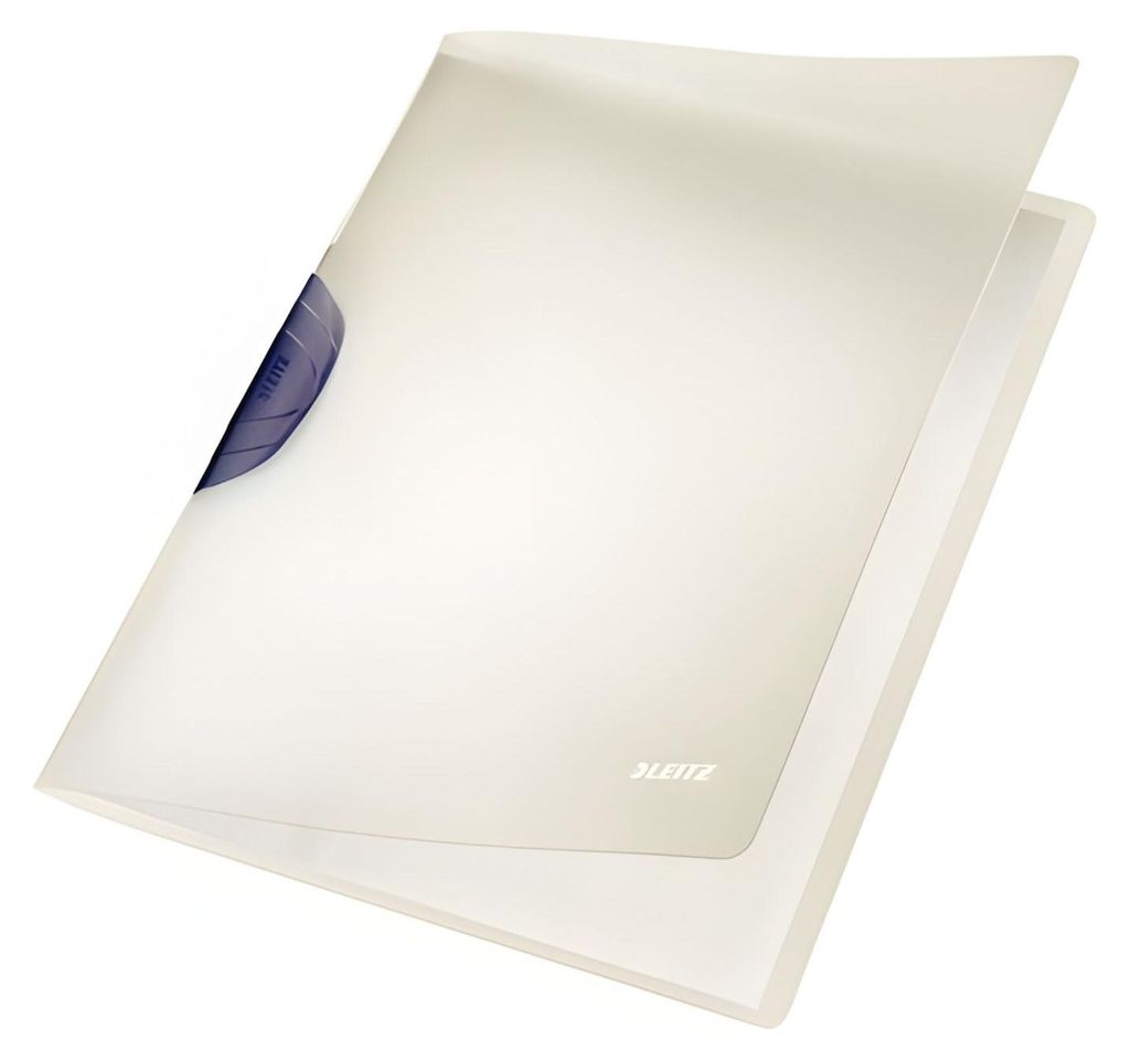 LEITZ Klemmhefter ColorClip Magic DIN A4 PP dunkelgrau Produktbild 