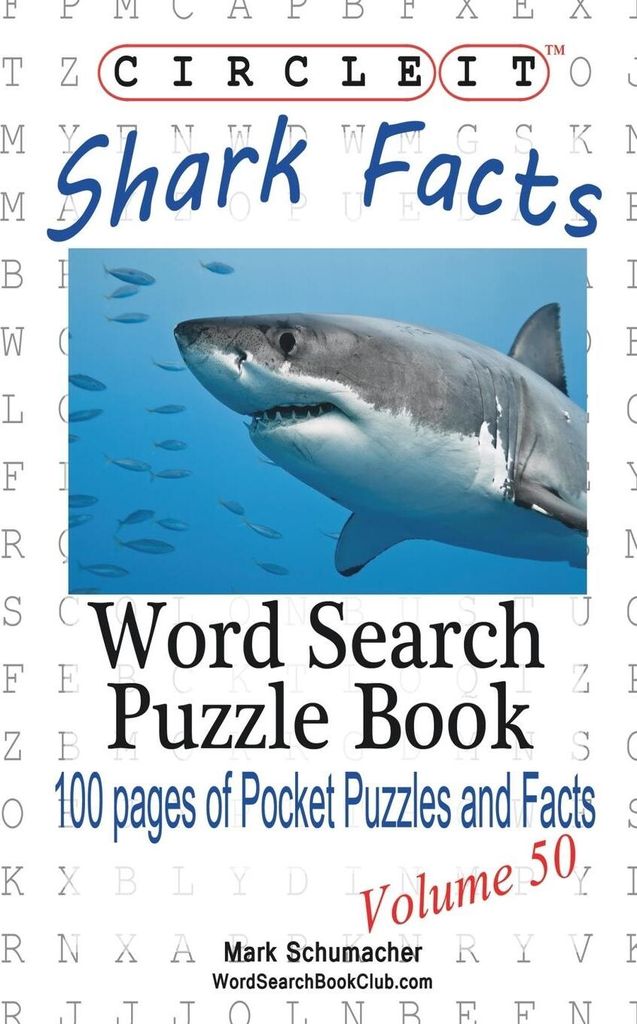 Circle It, Shark Facts, Word Search, Puzzle Book