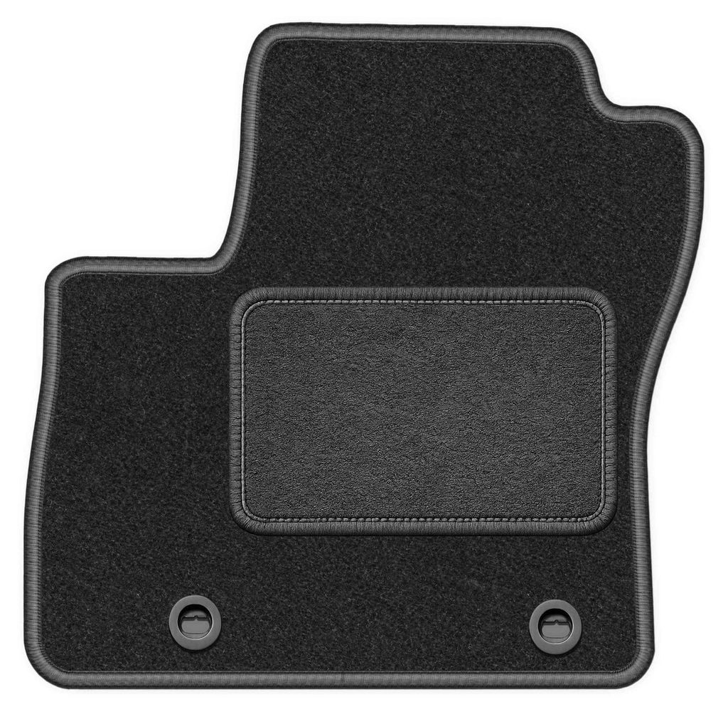 Fahrermatte Velours für Ford C-MAX MK2 2010-2012 (Minivan) – 1-tlg, Graphit, passgenau – Wielganizator LUX