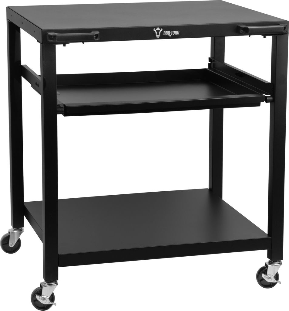 Grilovací vozík BBQ-Toro 80 x 65,5 x 86,5 cm, černý, Obrázek produktu