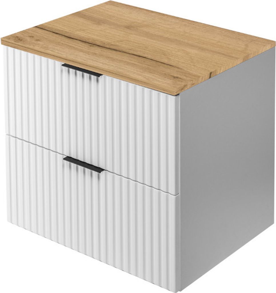 Rodan | Waschbeckenunterschrank 60 cm - B/H/T 60/57/46 cm - Produktbild 
