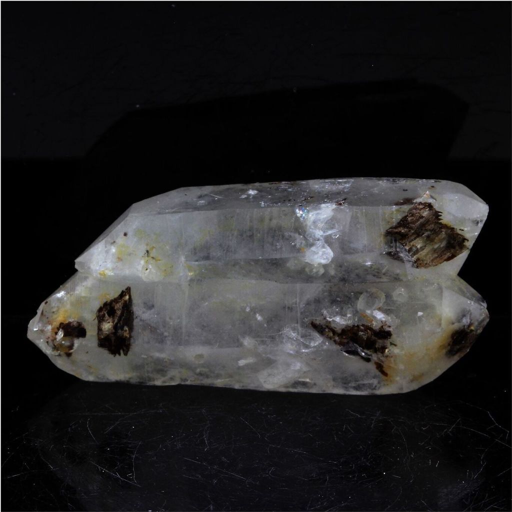 Biterminierter Quarz + Siderit 69,50 Karat