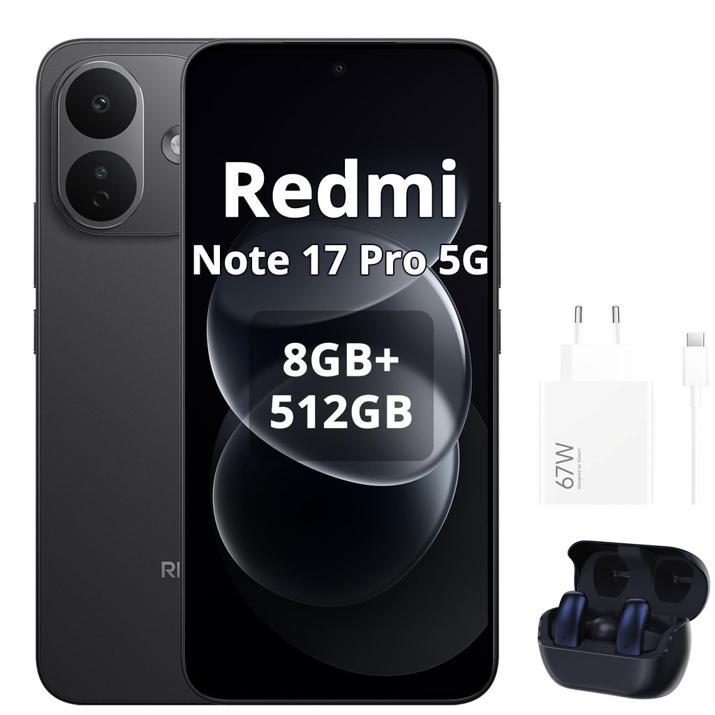 Xiaomi Redmi Note 17 Pro 5G Smartphone 8340mAh 8/512GB Produktbild 