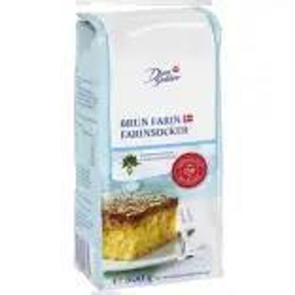 Dan Sukker Farin Brun 500g Produktbild 