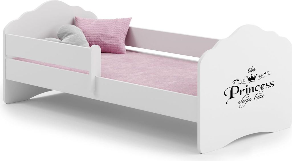 Detská posteľ Wave 160x80 so zábranami - Princess Obrázok produktu 