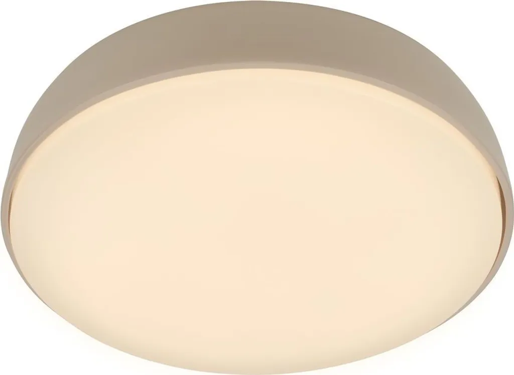 Plafoniera Design Beige LED 12W | Luce Calda per Ingresso Elegante