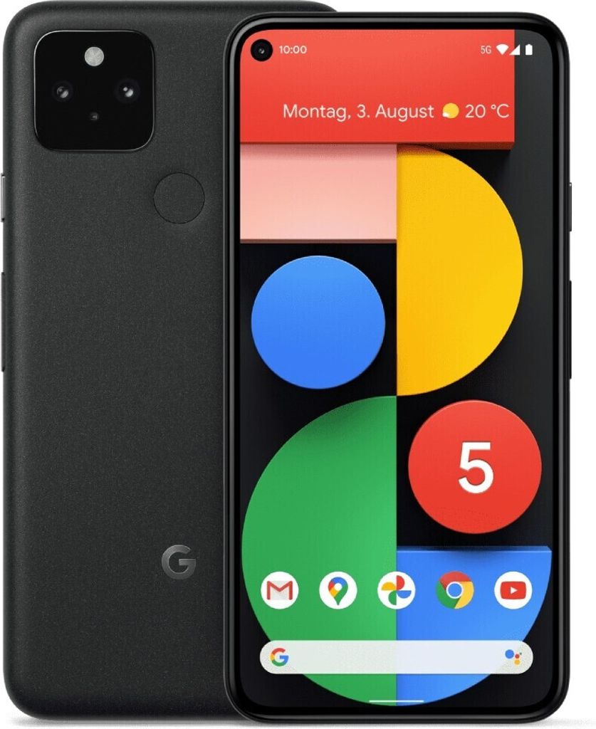 Google ピクセル5 5G Google Pixel 5 5G 128 GB Dual-Sim Czarny jak nowy