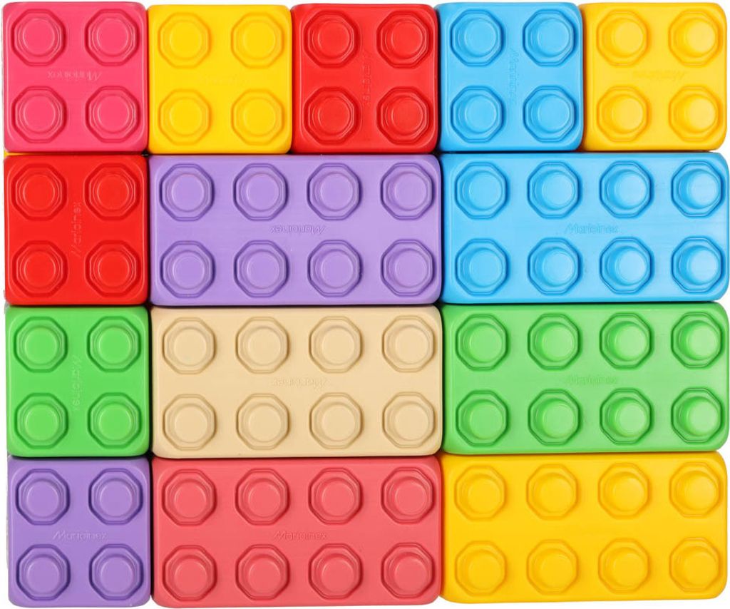 Kolorowe klocki junior 60 sztuk Zdjęcie produktu 