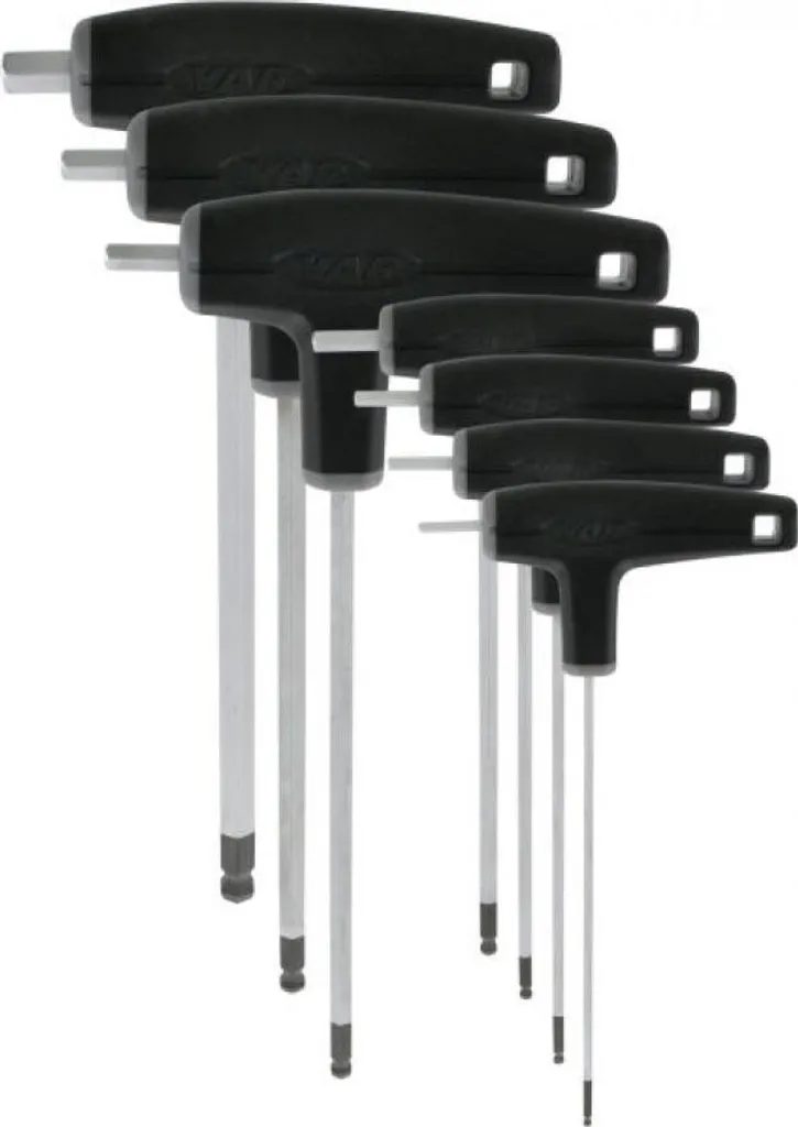 Jeu de clés à six pans creux à rotule VAR CL-18100-02/08 de 2 à 8 mm