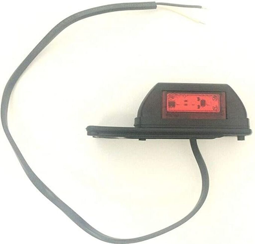 Matel Service LED Umrissleuchte Anhänger Trailer LKW Vordere Hintere 12/24V 6 LEDs E9 RECHTS