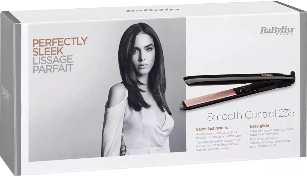 Lisseur cheveux Smooth Control 235 ST298E pour brushing rapide à domicile - 11