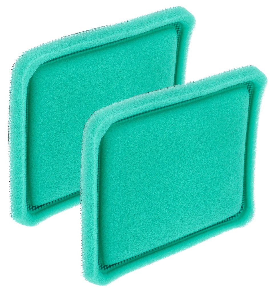 vhbw 2x Vorfilter kompatibel mit Briggs & Stratton 11A682-0119-E1, 11A687-0108-E1, 11A682-0118-E1 Rasenmäher - Filter, 12,5 x 10,5 x 0,95 cm