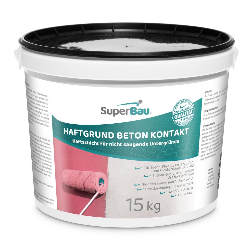Superbau BETONKONTAKT 15kg, Haftgrund BETON mit QUARZSAND, Produktbild 