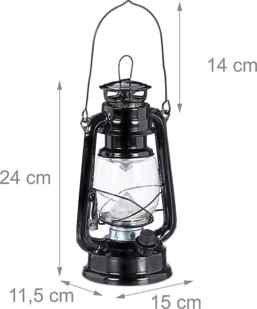 relaxdays Sturmlaterne LED Produktbild 4