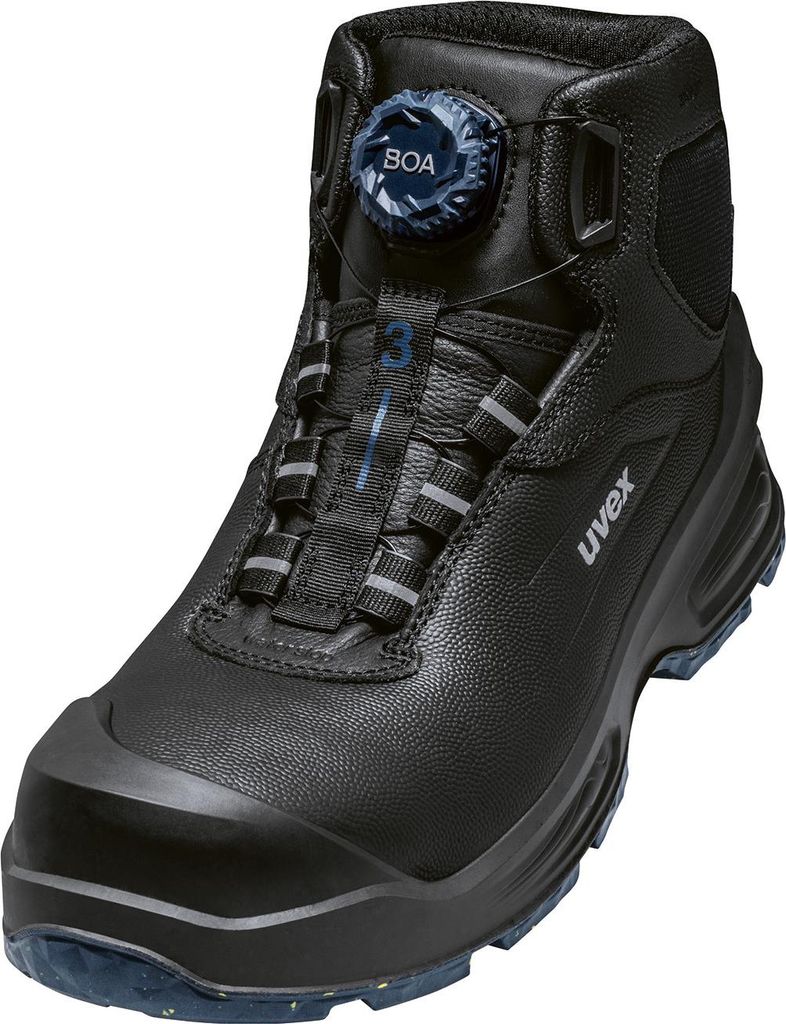 uvex 3 MACSOLE BOA Sicherheitsschuh S3S Stiefel schwarz 51