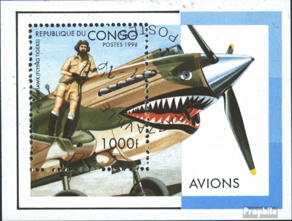 Briefmarken Kongo (Brazzaville) 1996 Mi Block132 Produktbild 