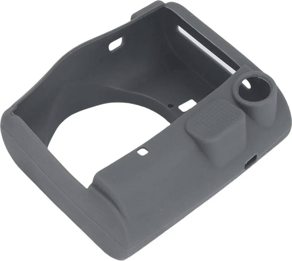 Cover protettiva per fotocamera, morbida cover in silicone, resistente all'usura e alle cadute, grigio scuro