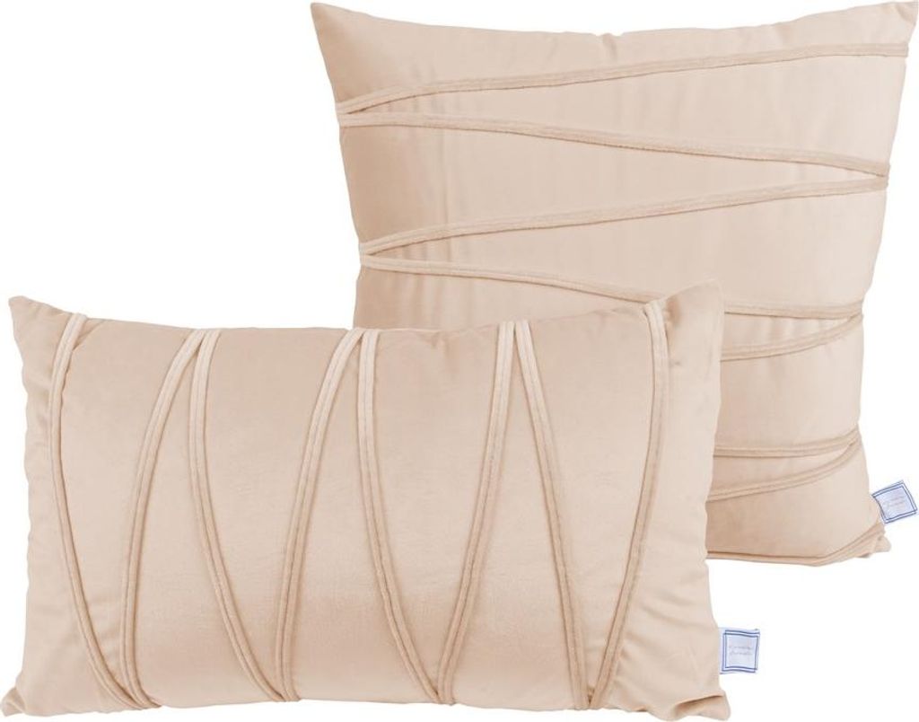 Dekokissen Paulina 100 2er-Set Champagner