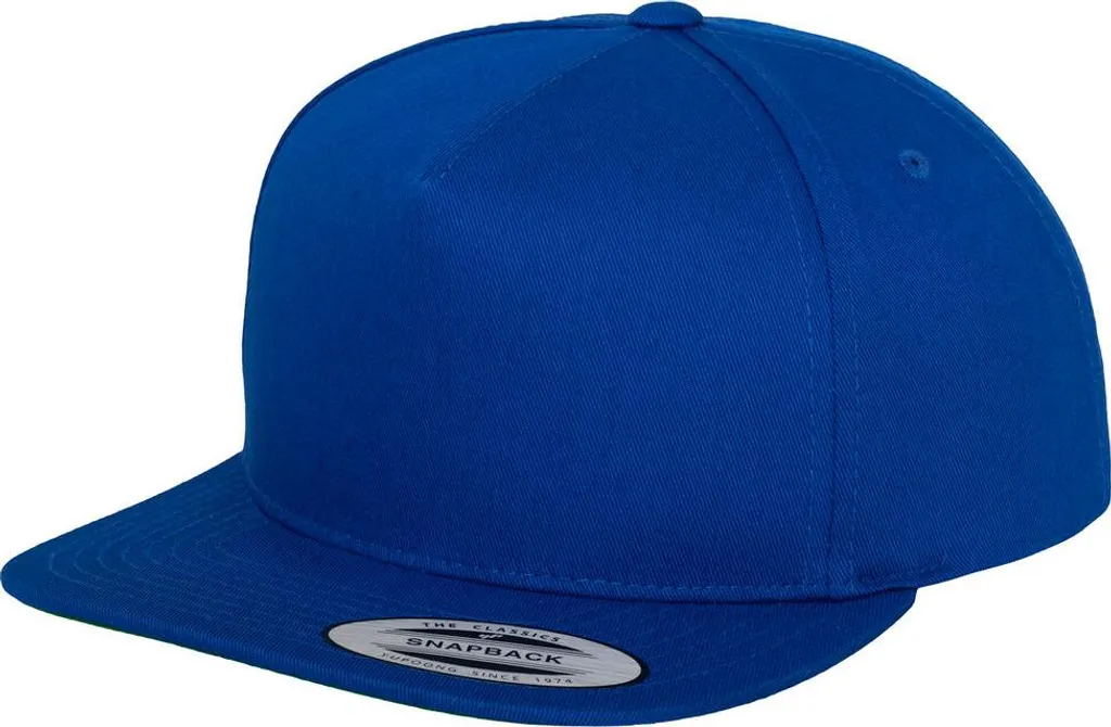 Cappello FLEXFIT 6007 Nero Snapback - Berretto 5 Panel Taglia Unica - 11
