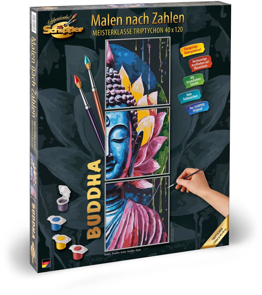 Schipper 609470916 Malen nach Zahlen - Buddha - Master Produktbild 