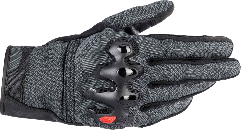Gants moto Alpinestars Morph Street avec protection phalanges, Noir, M