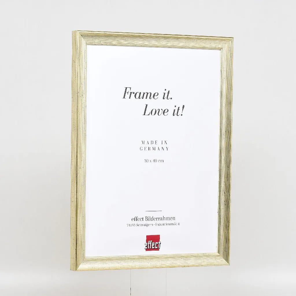 Cornice Diploma A4 Legno Argento | Effect Profilo 41 per Ufficio - 5