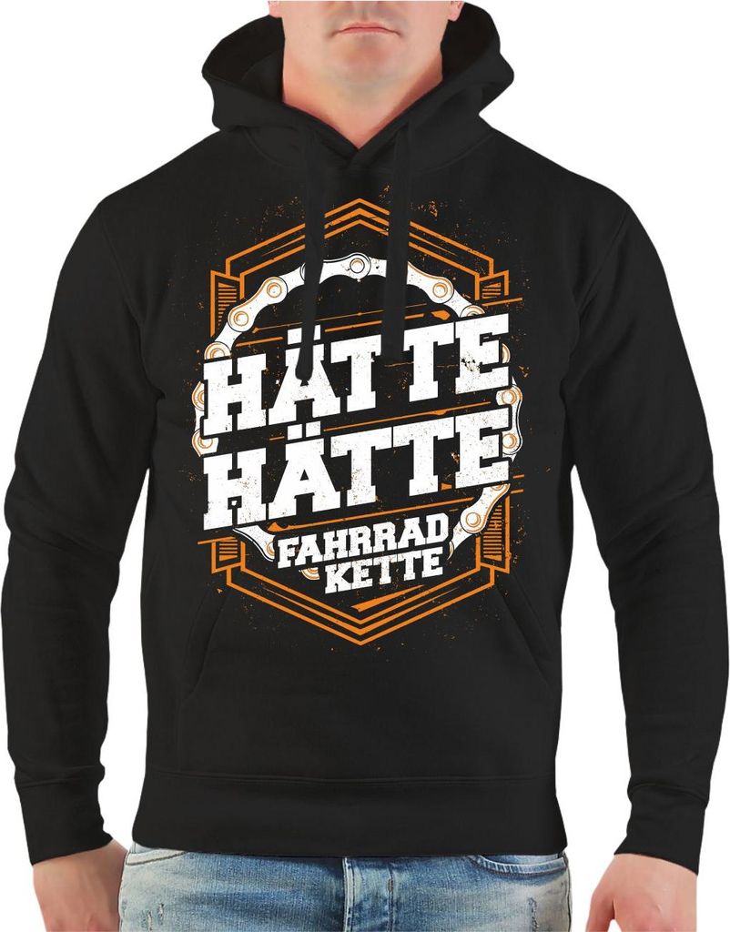 Herren Kapuzenpullover Hätte Hätte Fahrradkette