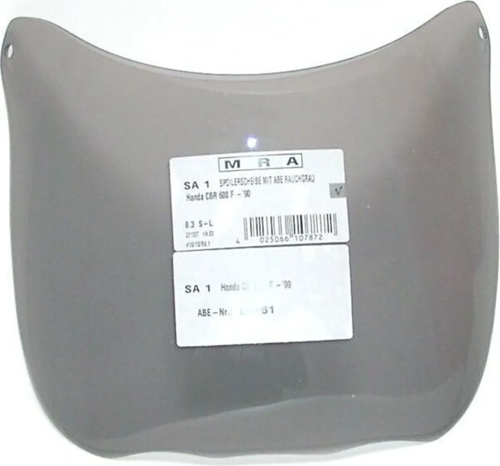 Pare-brise Confort MRA Spoiler S Incolore Honda CBR 600 F Route et Sport