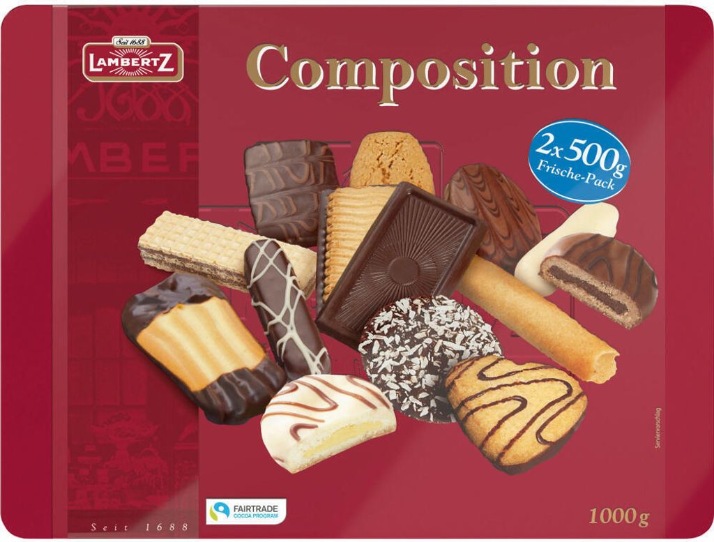 Lambertz Composition Gebäckdose 1000 g Produktbild 