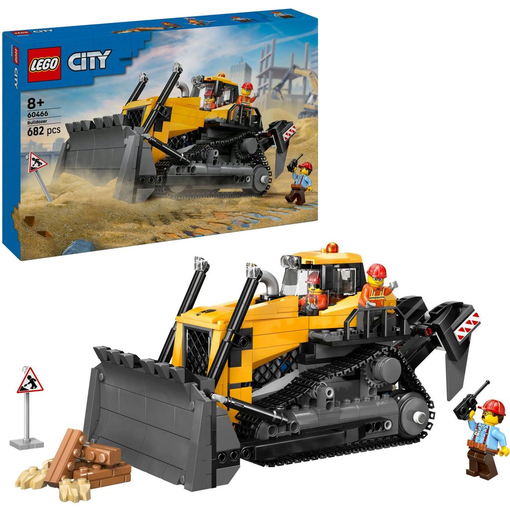 LEGO® City 60466 Bulldozer jaune Image du produit 